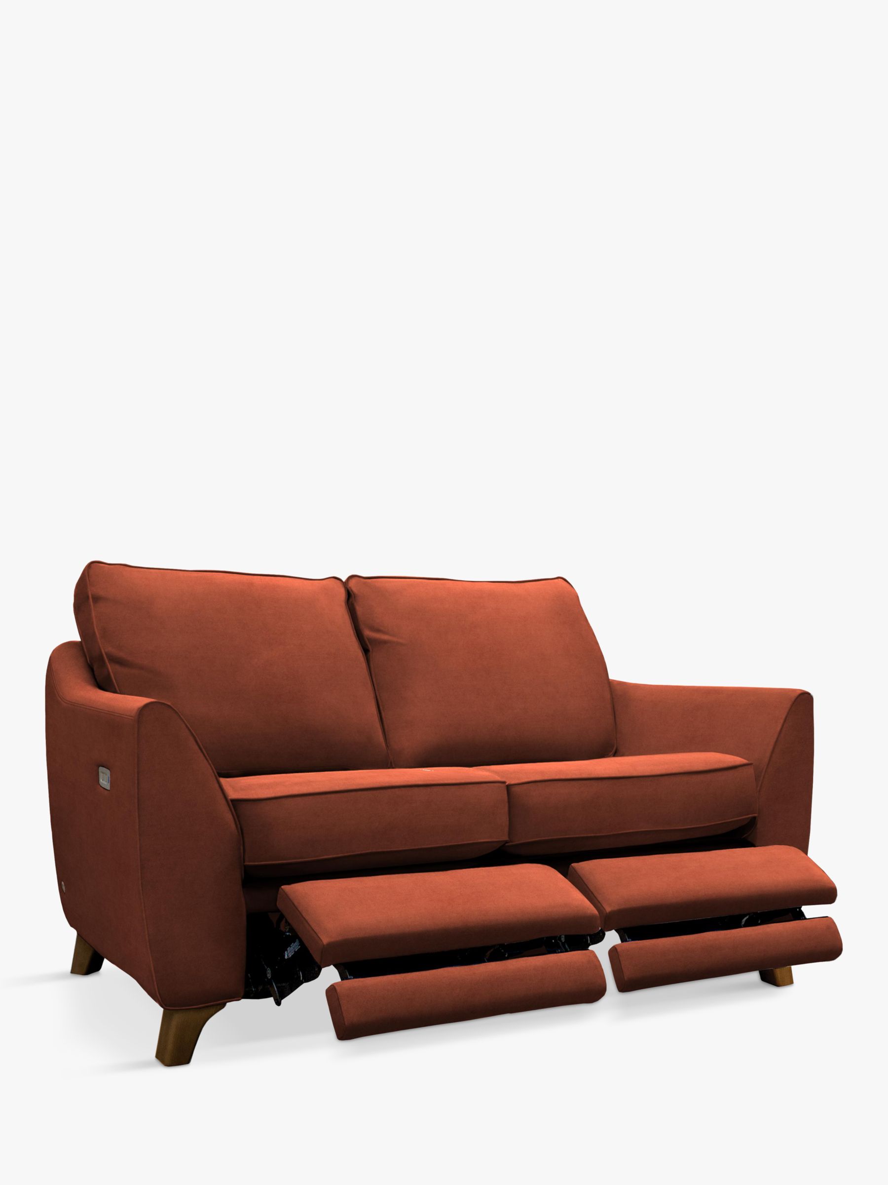 The Sixty Eight Range, G Plan Vintage The Sixty Eight Small 2 Seater Sofa with Double Footrest Mechanism, Plush Umber