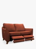 G Plan Vintage The Sixty Eight Small 2 Seater Sofa with Double Footrest Mechanism, Plush Umber