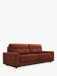 G Plan Vintage The Seventy One with USB Charging Port Large 3 Seater Sofa, Plush Umber