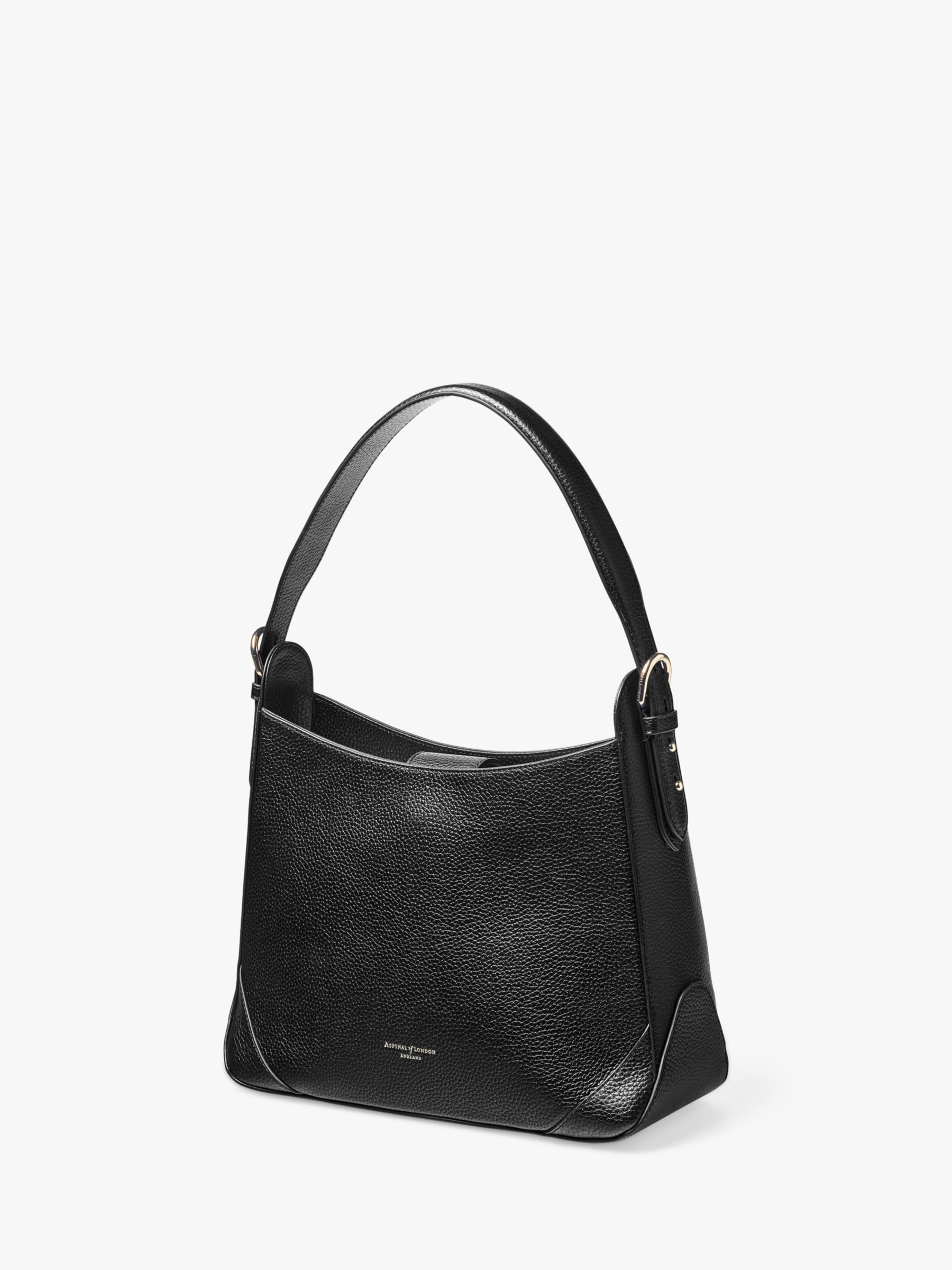 Buy Aspinal of London Full Grain Leather Hobo Bag Online at johnlewis.com