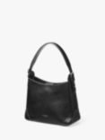 Aspinal of London Full Grain Leather Hobo Bag, Black