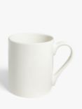 John Lewis Stoneware Mug, Set of 4, 340ml, Navy/White