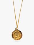 L & T Heirlooms Second Hand 9ct Gold Gemini Pendant Necklace, Dated Circa 1975