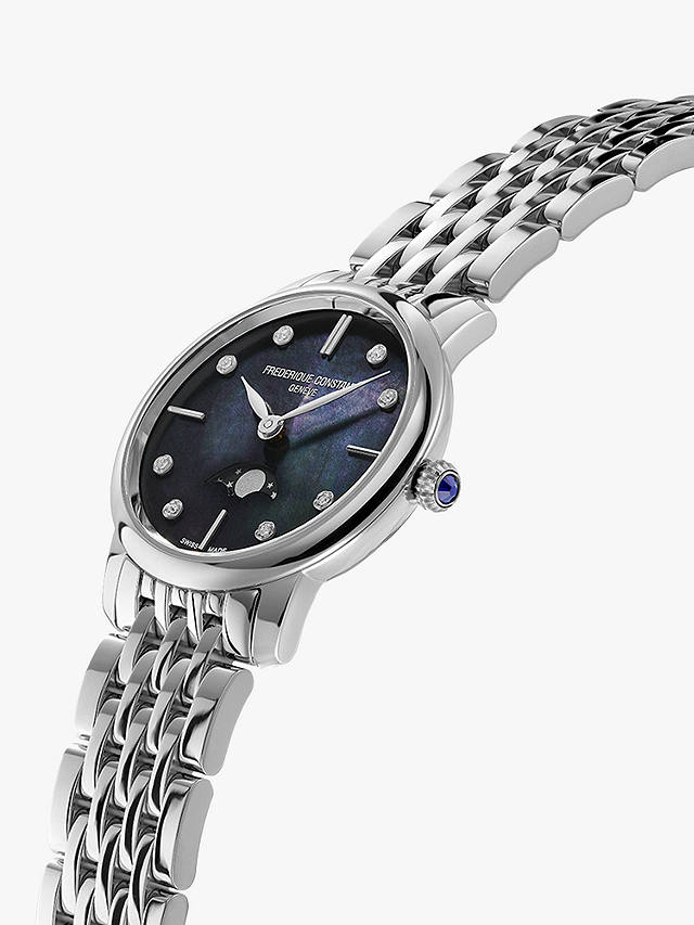 Frederique Constant FC-206MPBD1S6B Women's Slimline Watch, Silver