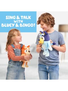 Bluey Bingo Large 30cm Talking Sounds Plush: Official Collectable