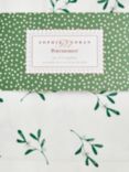Sophie Conran for Portmeirion Mistletoe Cotton Napkins, Set of 2, White/Green