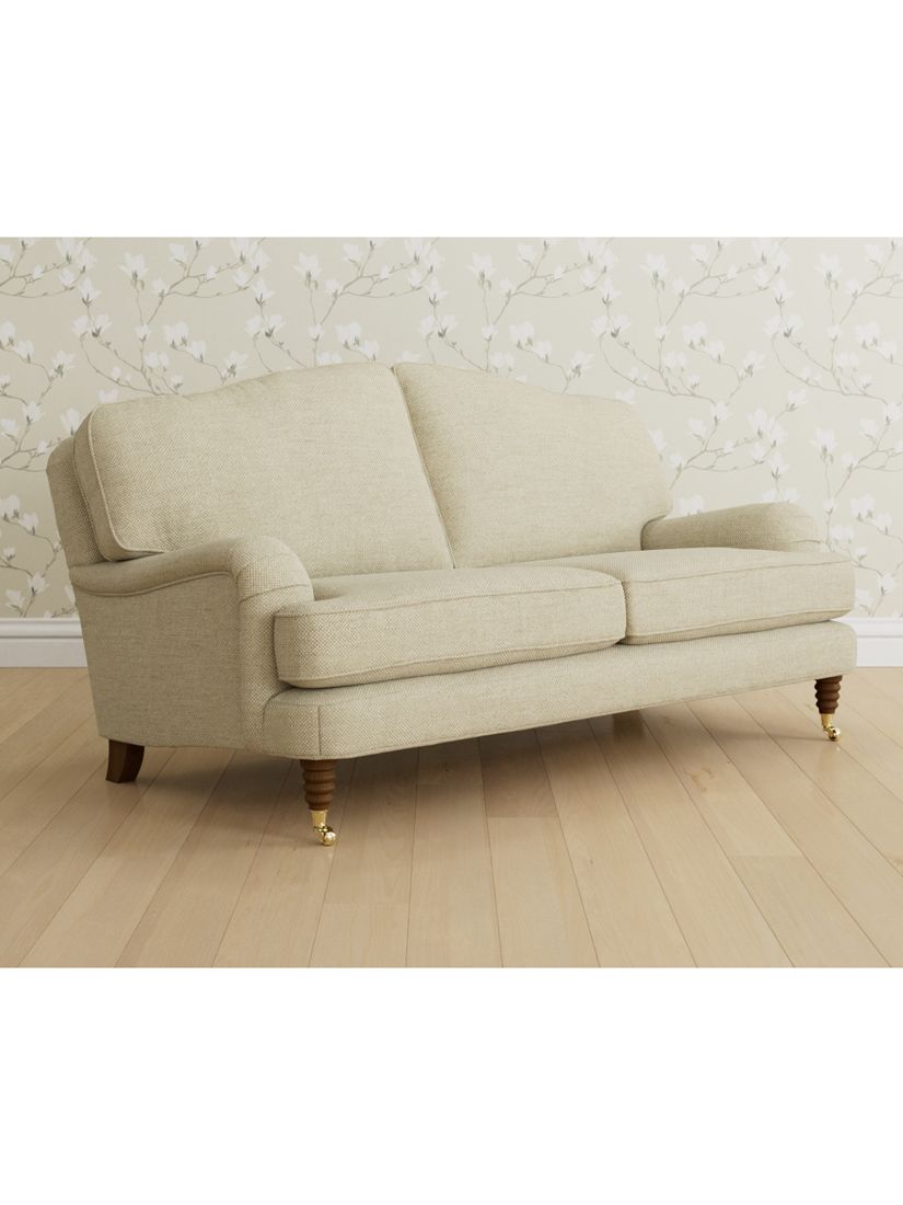 Lynden Range, Laura Ashley Lynden Medium 2 Seater Sofa, Teak Leg, Harley Natural