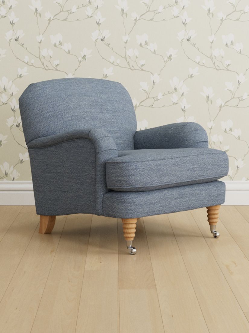 Laura Ashley Lynden Armchair, Oak Leg