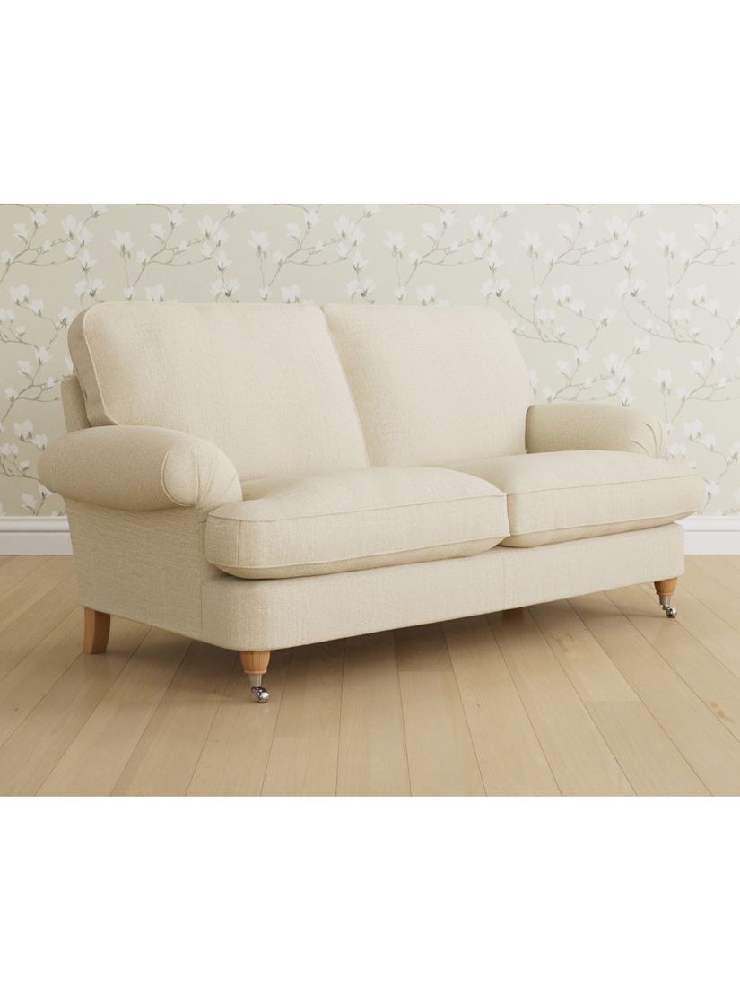 Laura Ashley Beaumaris Medium 2 Seater Sofa, Oak Leg