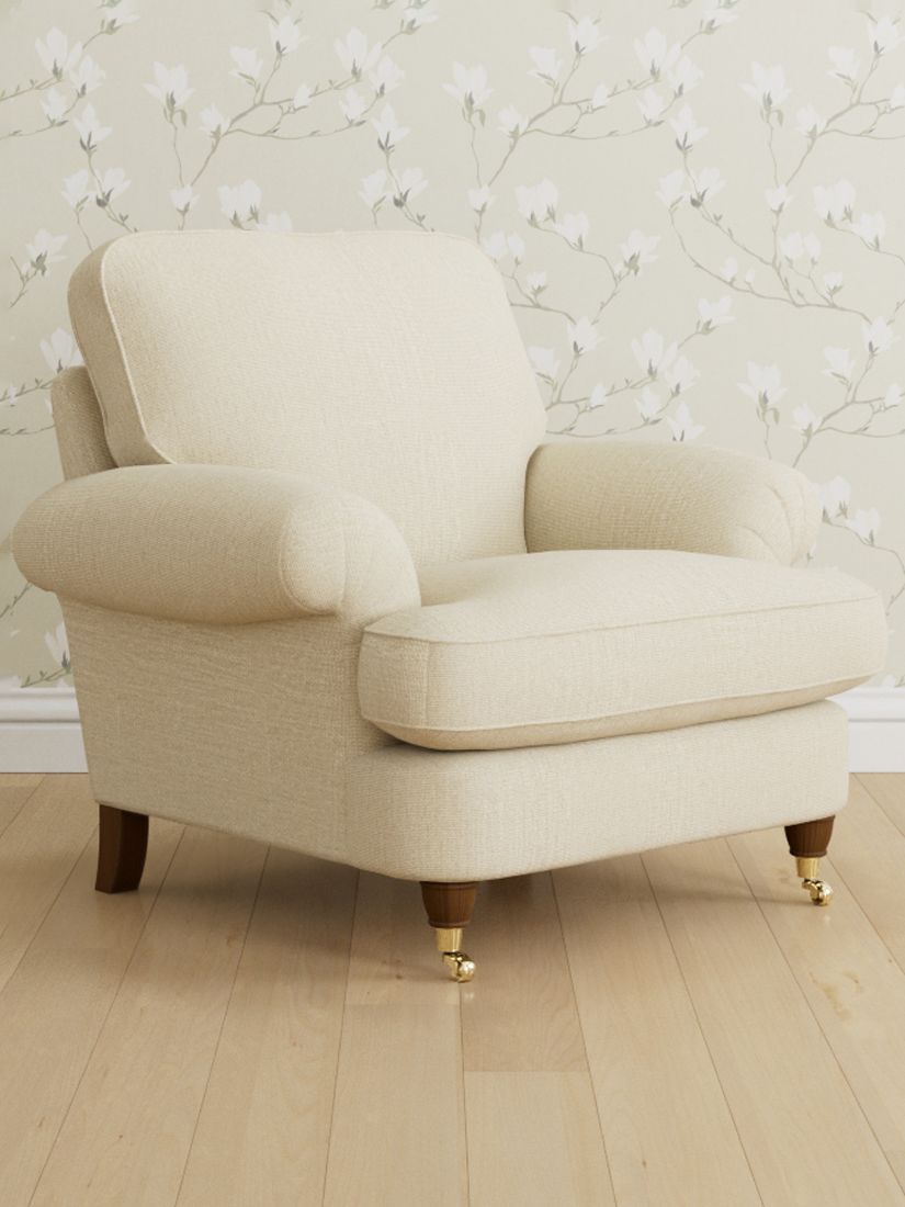 Beaumaris Range, Laura Ashley Beaumaris Armchair, Teak Leg, Orla Natural