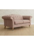 Laura Ashley Gloucester Medium 2 Seater Sofa, Oak Leg, Edwin Blush