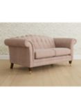 Laura Ashley Gloucester Medium 2 Seater Sofa, Teak Leg, Edwin Blush
