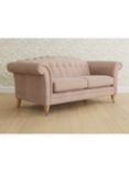Laura Ashley Gloucester Large 3 Seater Sofa, Oak Leg, Edwin Blush