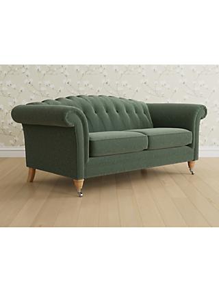Gloucester Range, Laura Ashley Gloucester Large 3 Seater Sofa, Oak Leg, Kendrick Fern