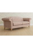 Laura Ashley Gloucester Grand 4 Seater Sofa, Oak Leg, Edwin Blush