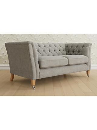 Chatsworth Range, Laura Ashley Chatsworth Medium 2 Seater Sofa, Oak Leg, Orla Pale Steel