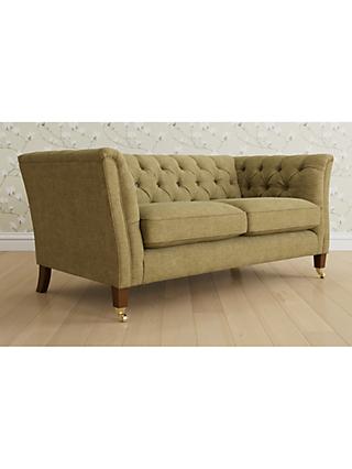 Chatsworth Range, Laura Ashley Chatsworth Medium 2 Seater Sofa, Teak Leg, Orla Gold
