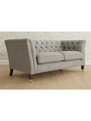 Chatsworth Range, Laura Ashley Chatsworth Medium 2 Seater Sofa, Teak Leg, Orla Pale Steel
