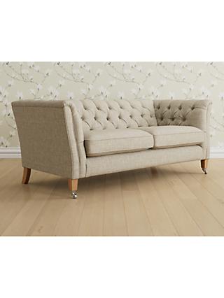 Chatsworth Range, Laura Ashley Chatsworth Medium 2 Seater Sofa, Oak Leg, Bainton Natural