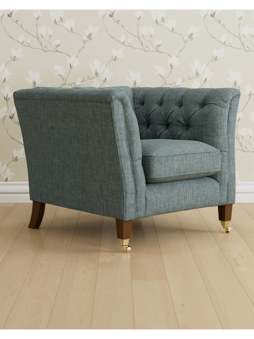 Laura Ashley Chatsworth Armchair, Teak Leg