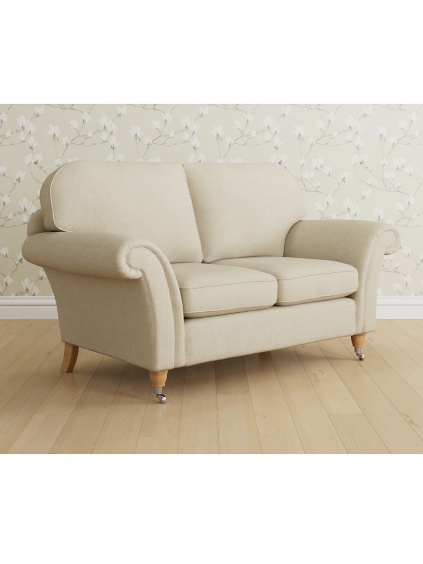 Mortimer Range, Laura Ashley Mortimer Small 2 Seater Sofa, Oak Leg, Wooton Natural