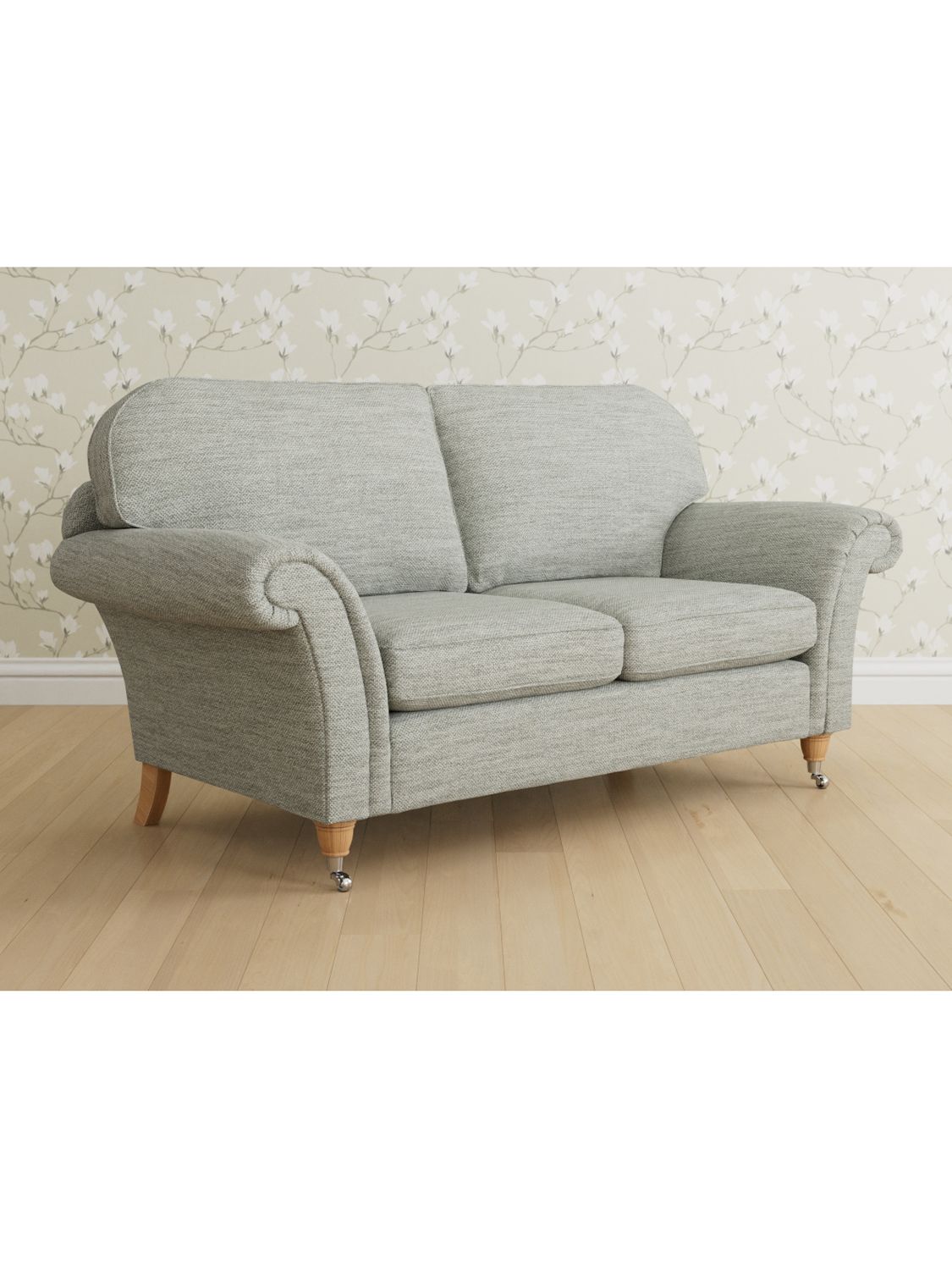 Laura Ashley Mortimer Medium 2 Seater Sofa, Oak Leg