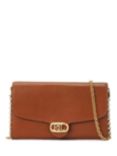 Lauren Ralph Lauren Adair Leather Cross Body Bag, Lauren Tan