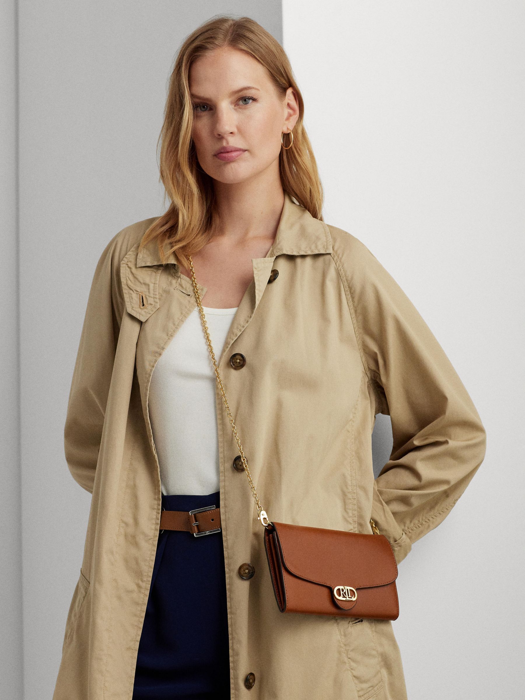 Buy Lauren Ralph Lauren Adair Leather Cross Body Bag Online at johnlewis.com