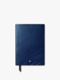 Montblanc #146 Small Starwalker SpaceBlue Leather Lined Pocket Note Book, Blue
