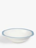 John Lewis Aster Shaped Fine China Cereal Bowl, 18cm, White/Blue