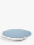John Lewis Aster Shaped Fine China Pasta Bowl, 23cm, Blue/White
