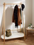 John Lewis Skim Clothes Rail, Natural