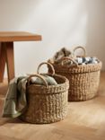 John Lewis Slouchy Seagrass Basket, Natural, Set of 2