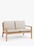 John Lewis Mona 2-Seater Garden Sofa, FSC-Certified (Acacia Wood), Natural