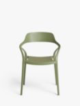 John Lewis Stacking Garden Chair, Set of 2, Army Green