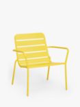 John Lewis ANYDAY Metal Garden Lounge Chair, Yellow