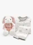 Babyblooms Personalised Bunny With Jumper and Little Love Pyjamas