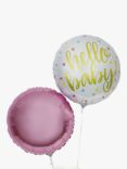 Babyblooms Personalised Hello Baby Balloon & Bunny Gift Set