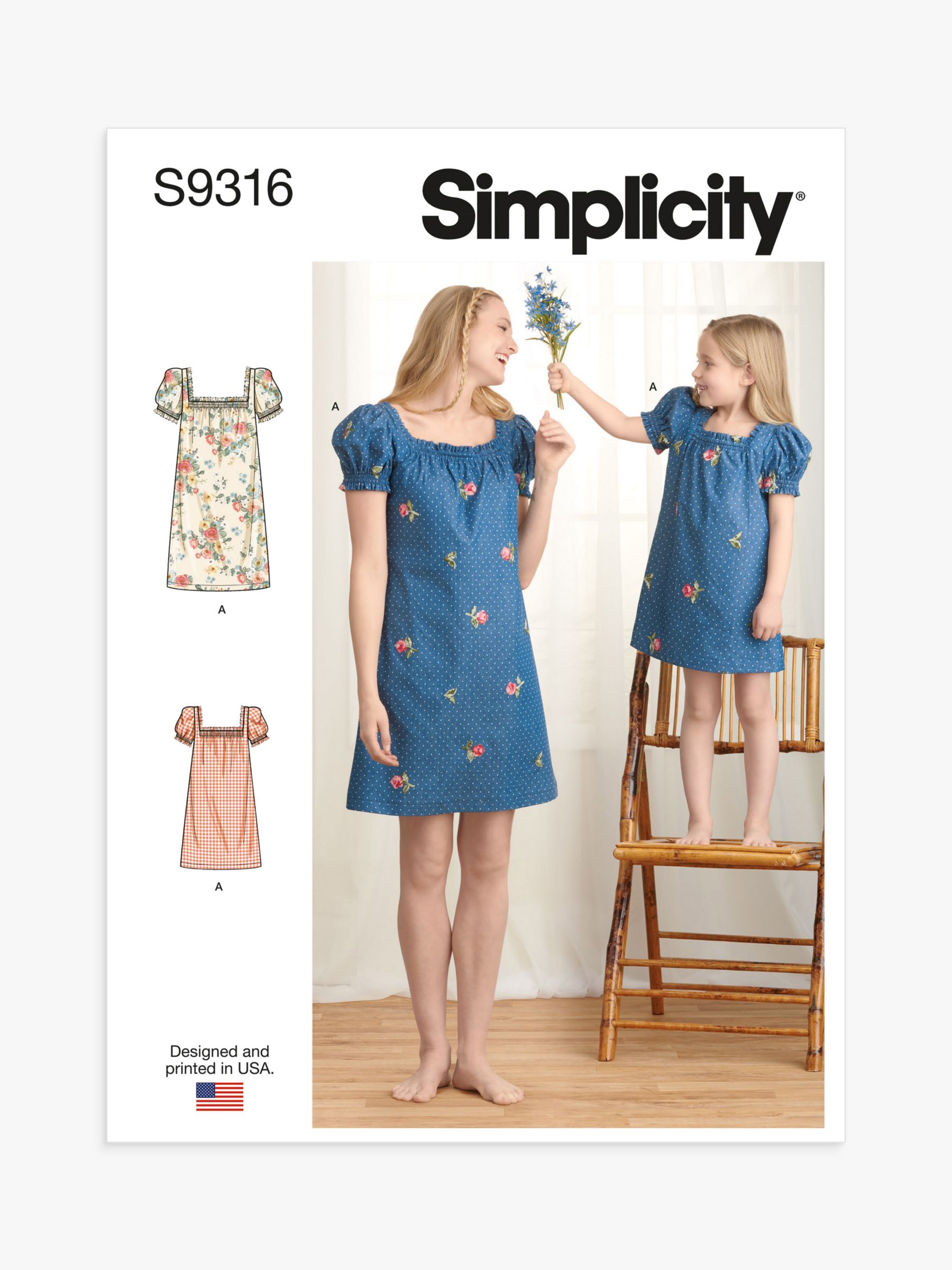 Simplicity Child/Girl Sportswear Sewing Pattern, Multicolor : :  Home & Kitchen