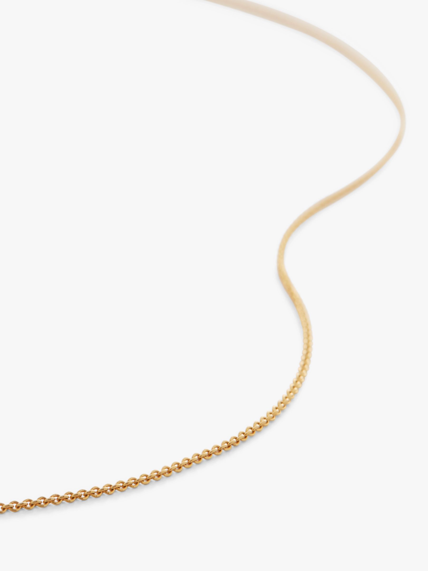 Monica Vinader 17" Fine Chain Necklace, Gold
