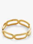 Monica Vinader Paperclip Stacking Ring, Gold