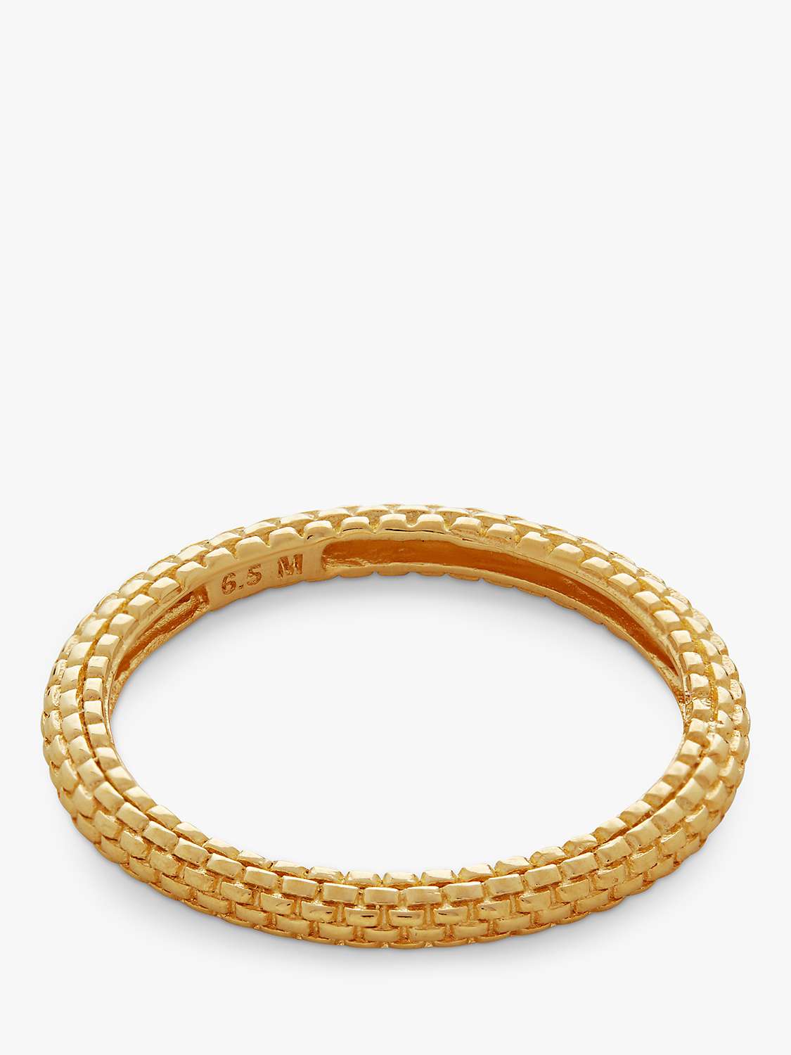 Buy Monica Vinader Gold Heirloom Ring, Gold Online at johnlewis.com