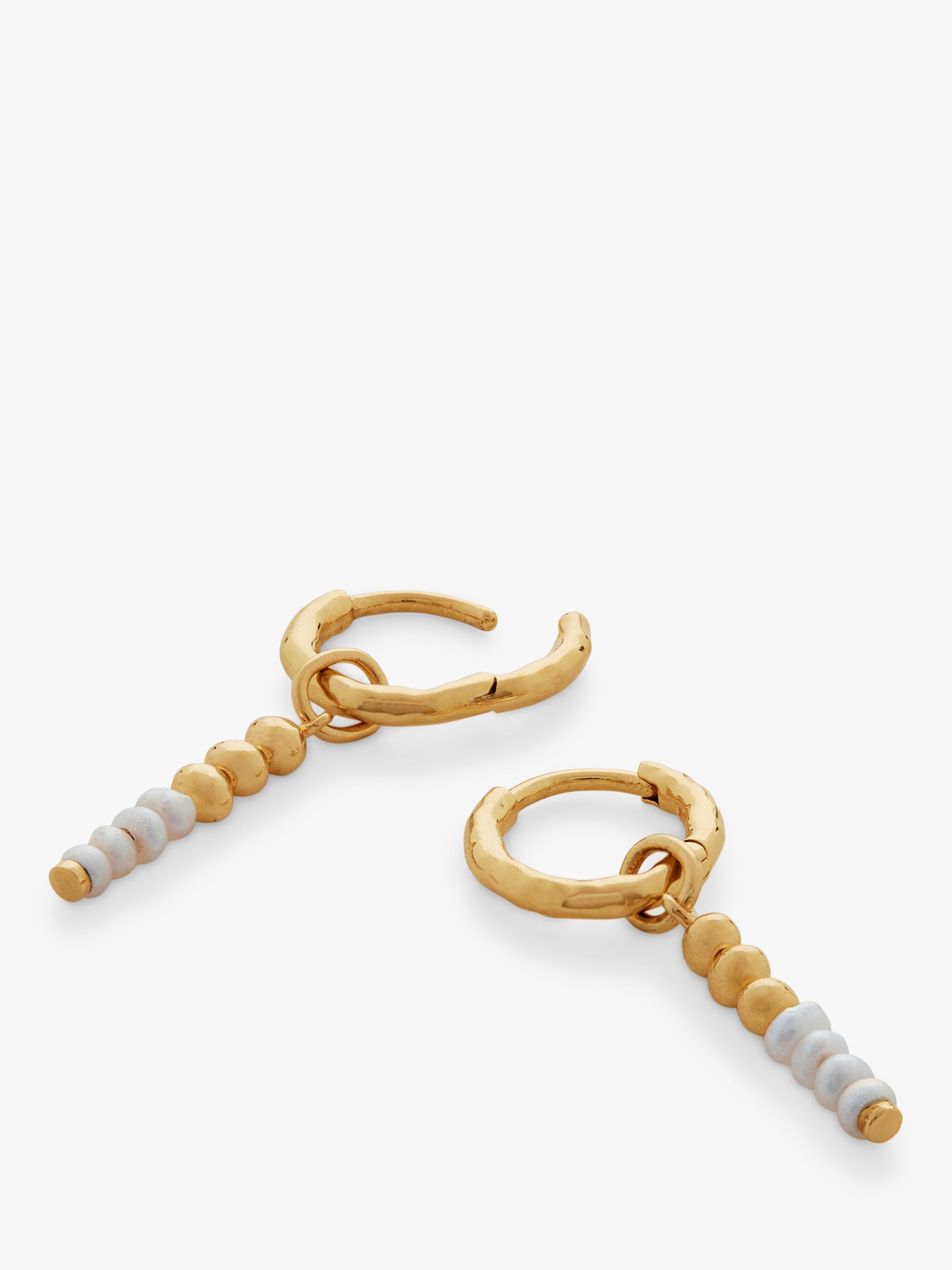 Buy Monica Vinader Tiny Pearl Ear Charm, Gold Online at johnlewis.com