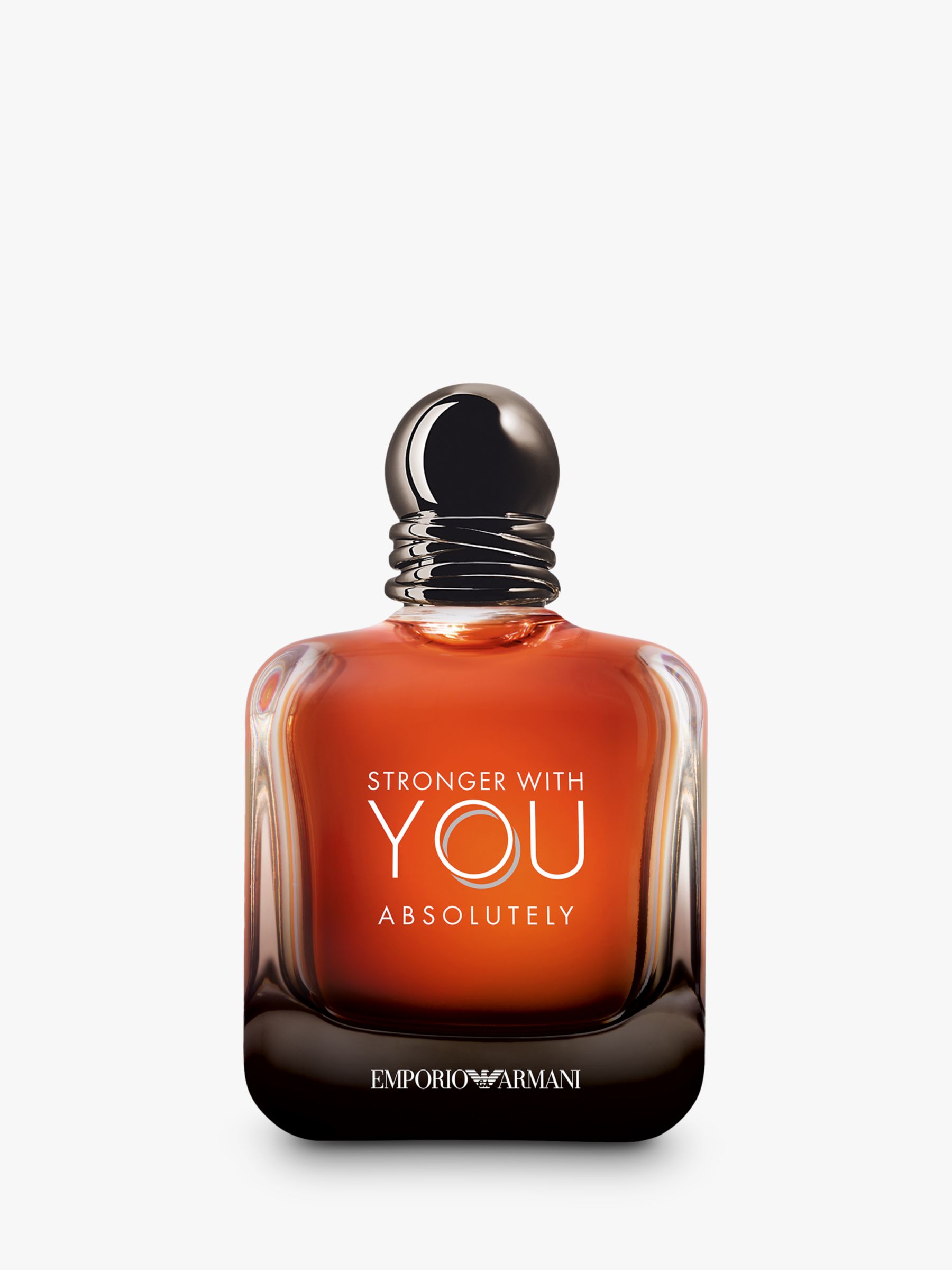 Emporio Armani Stronger With You Absolutely Parfum, 100ml at John Lewis ...
