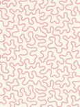 Harlequin x Sophie Robinson Wiggle Wallpaper, Carnelian/Rose Quartz HSRW113062