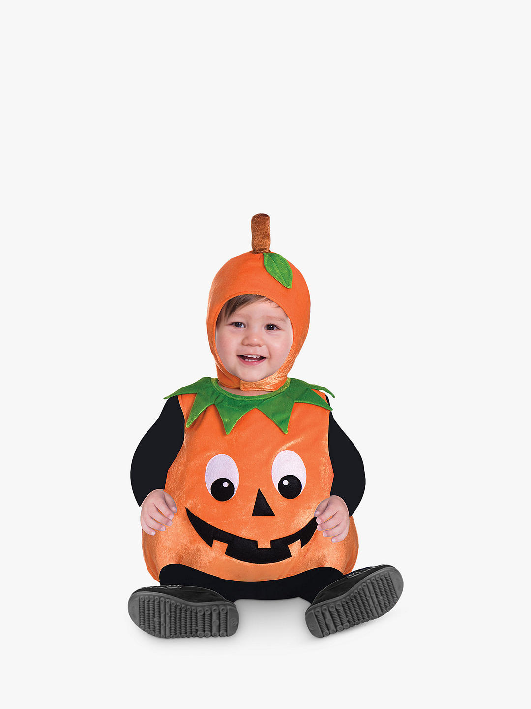Amscan Halloween Pumpkin Cutie Pie Costume, 1-2 years, Orange/Multi