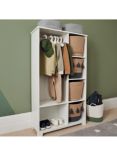 Great Little Trading Co Open Wardrobe Storage Unit, White