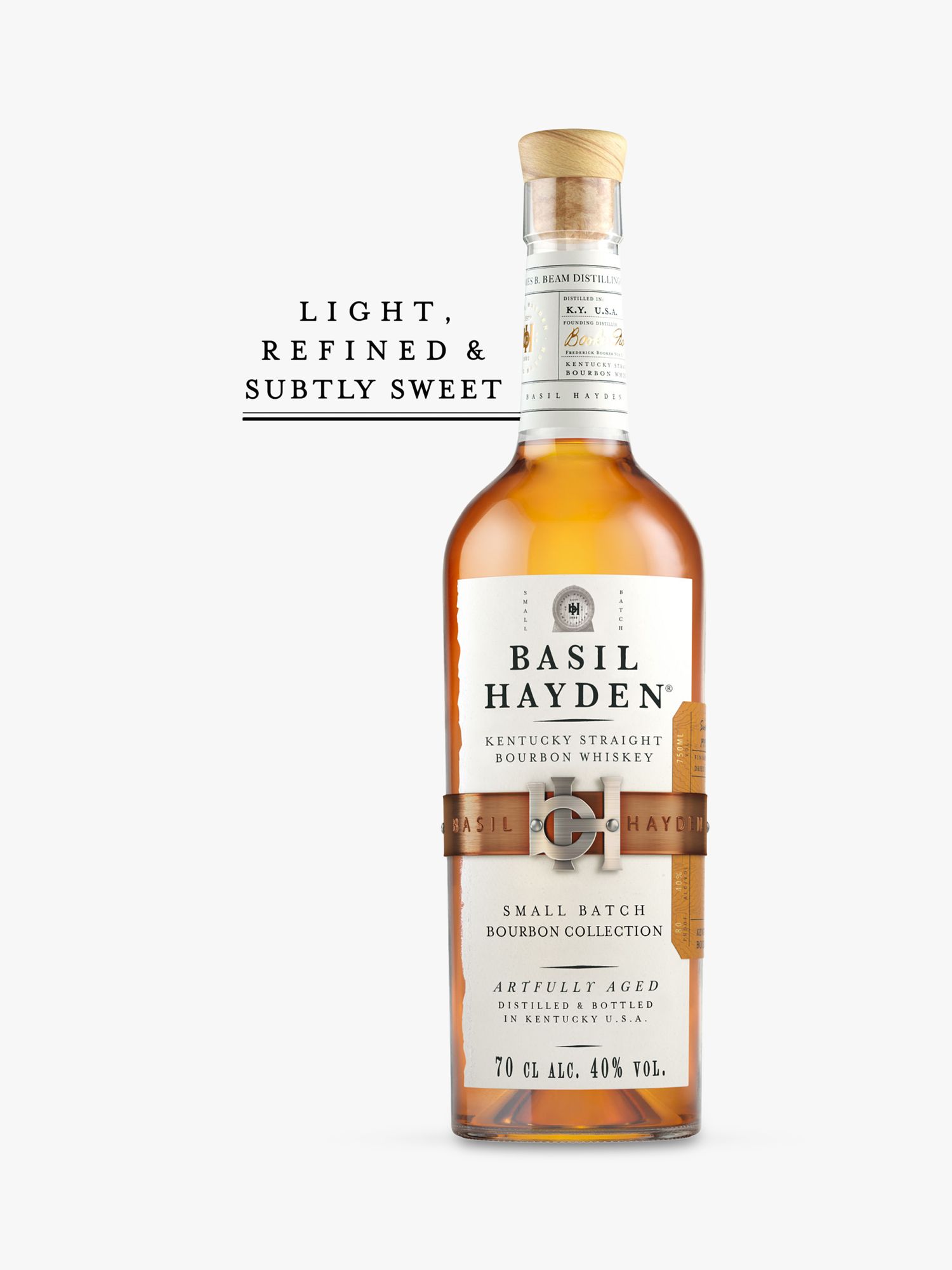 Basil Hayden Kentucky Straight Bourbon Whisky 70cl