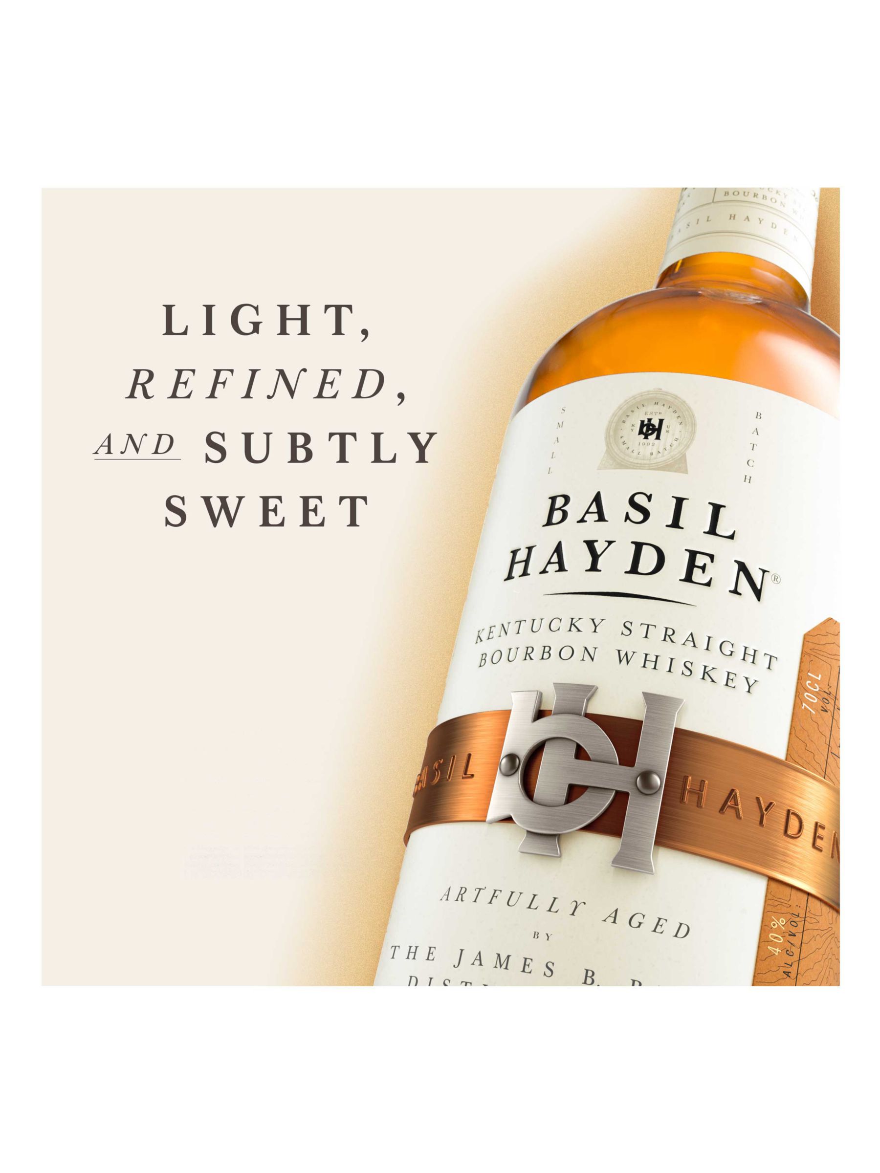 Basil Hayden Kentucky Straight Bourbon Whisky 70cl