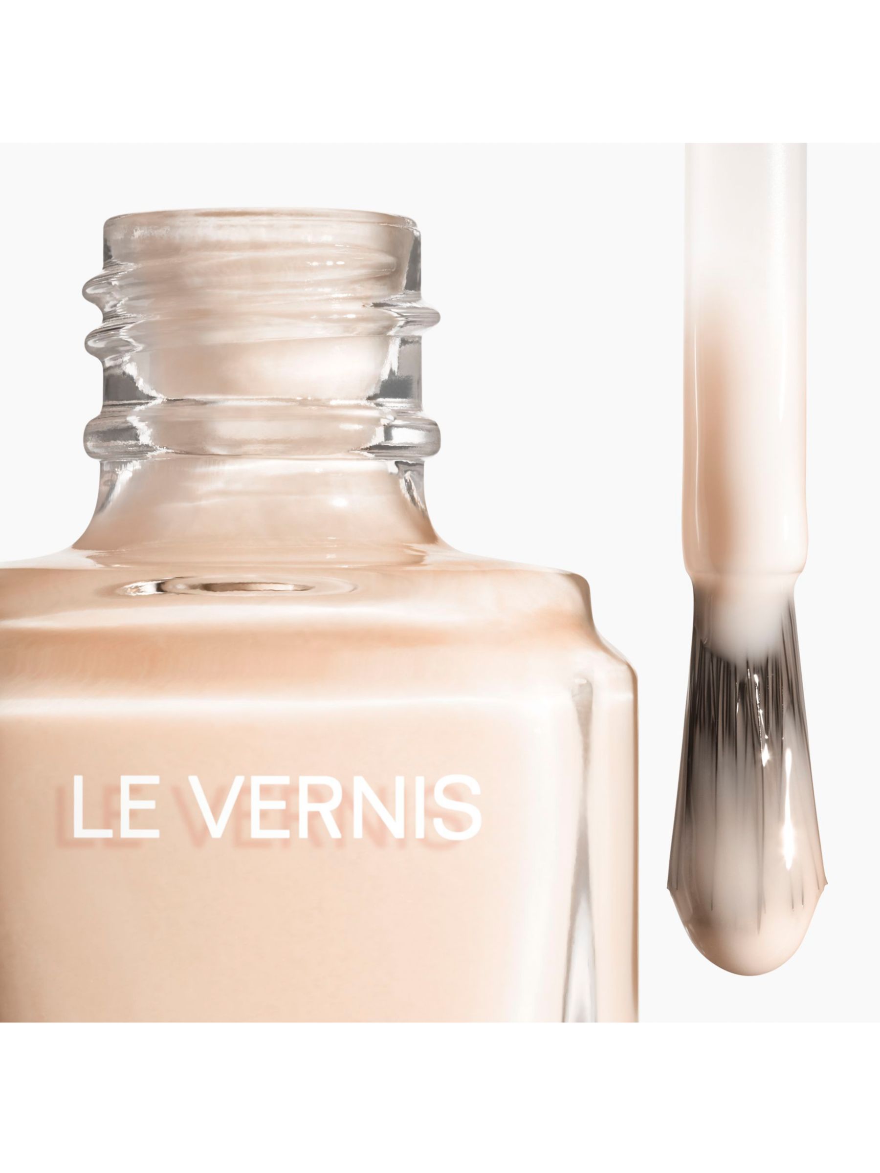 CHANEL Le Vernis Nail Colour, White Silk 167 at John Lewis & Partners